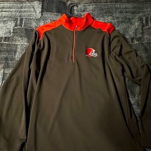 Antigua Mens Cleveland Browns 1/4 Zip